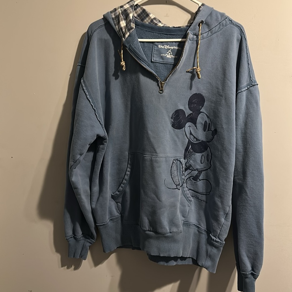 Blue Mickey Mouse Hoodie